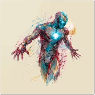 Iron man energy Posters and Art